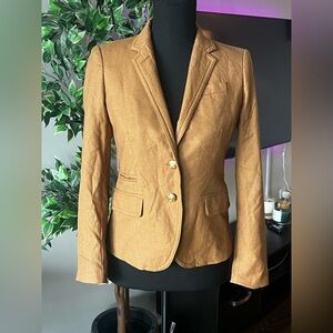 J.Crew Schoolboy Tan Wool Blazer